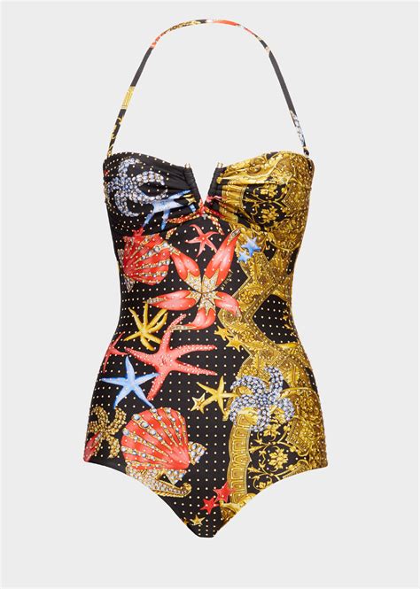 versace swimsuit size guide|Versace women's one piece swimsuit.